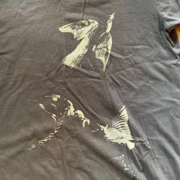 American Apparel - Hand Screen Printed Birds Tee - Picture 2 of 4